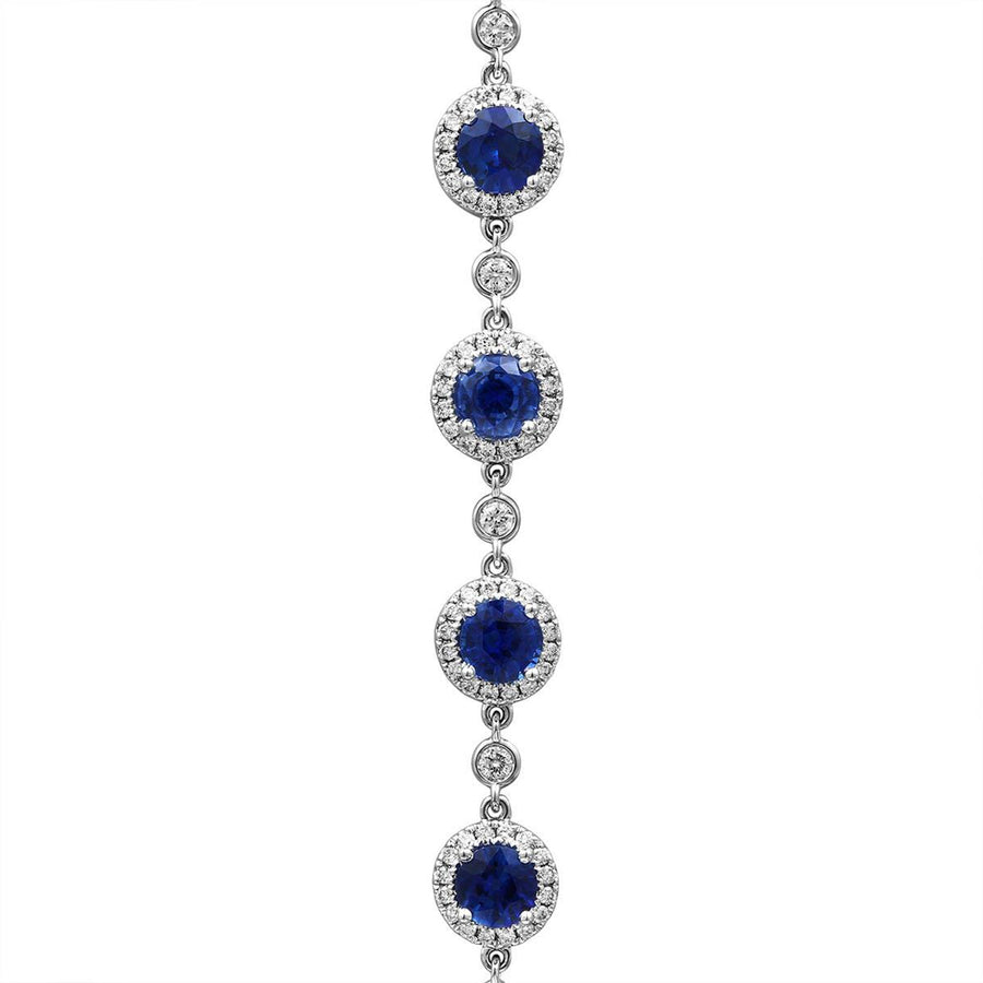 Sapphire Diamond Bracelet - SBRTJ00046