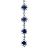 Sapphire Diamond Bracelet-Sapphire Diamond Bracelet - SBRTJ00046