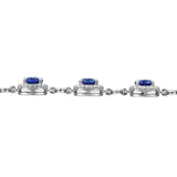 Sapphire Diamond Bracelet-Sapphire Diamond Bracelet - SBRTJ00046