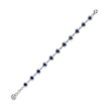 Sapphire Diamond Bracelet-Sapphire Diamond Bracelet - SBRTJ00046