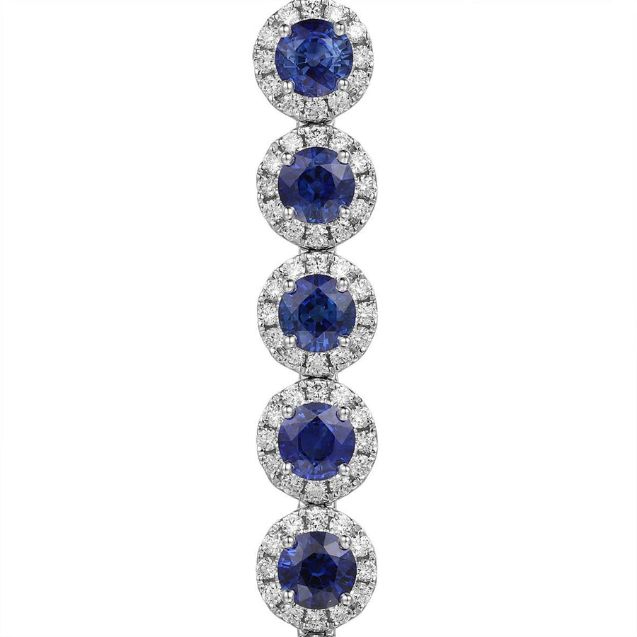 Sapphire Diamond Bracelet - SBRTJ00055