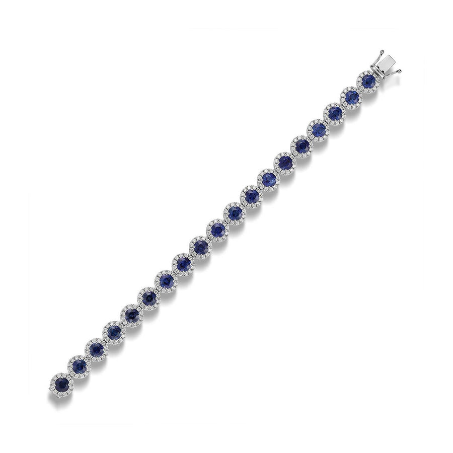 Sapphire Diamond Bracelet - SBRTJ00055