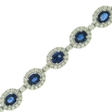 Sapphire Diamond Bracelet-Sapphire Diamond Bracelet - SBRTJ00064