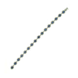 Sapphire Diamond Bracelet-Sapphire Diamond Bracelet - SBRTJ00064