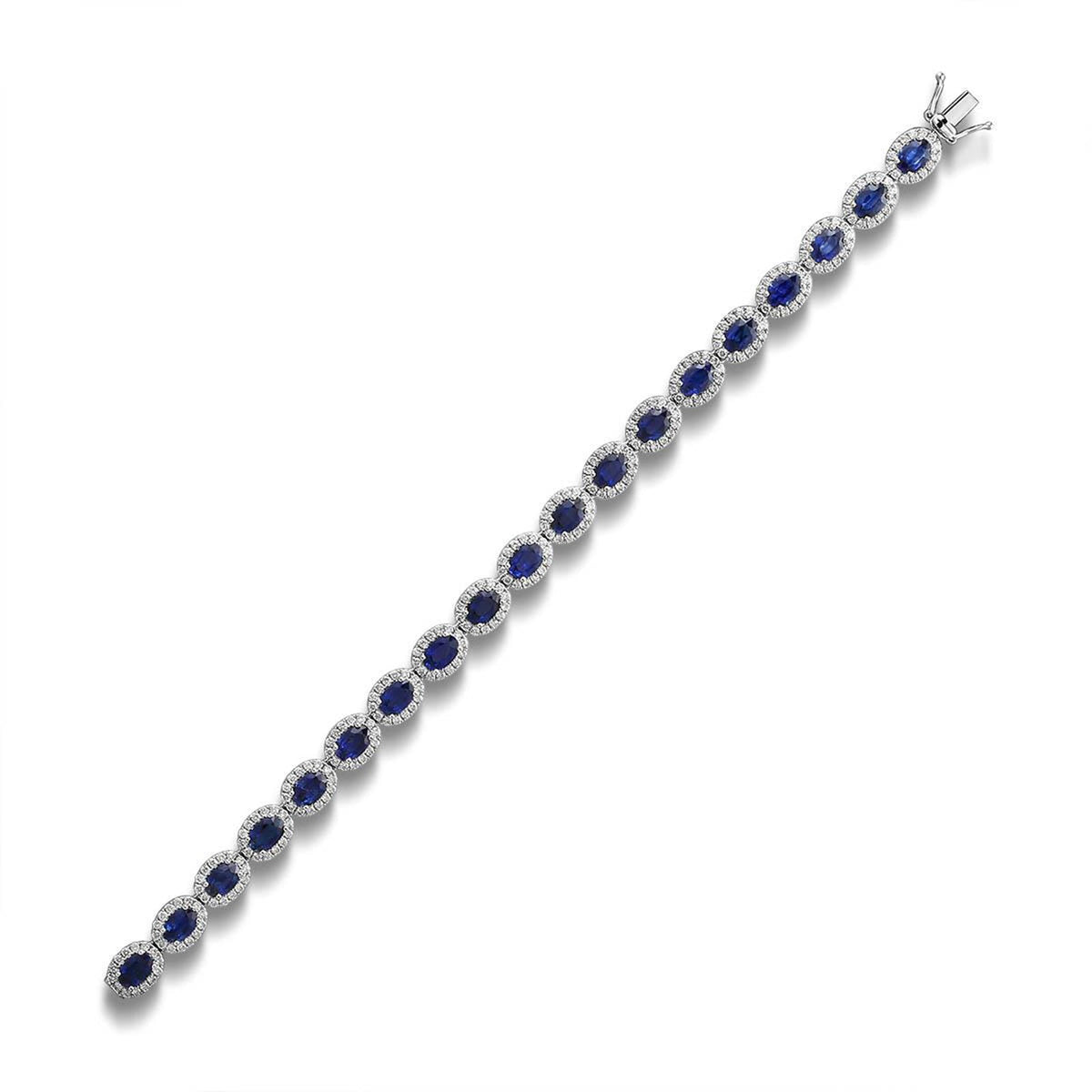 Sapphire Diamond Bracelet - SBRTJ00073