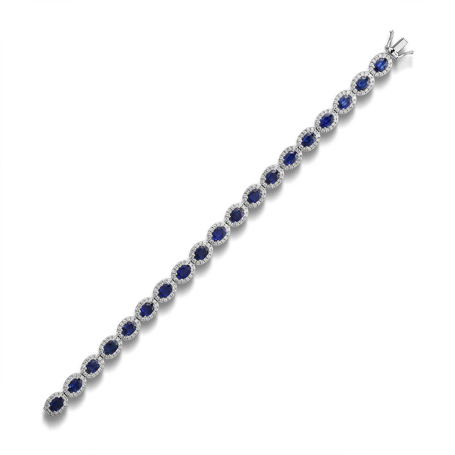 Sapphire Diamond Bracelet - SBRTJ00073