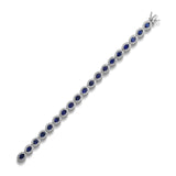 Sapphire Diamond Bracelet-Sapphire Diamond Bracelet - SBRTJ00073