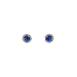 Sapphire Diamond Earrings-Sapphire Diamond Earrings - SENEL00372