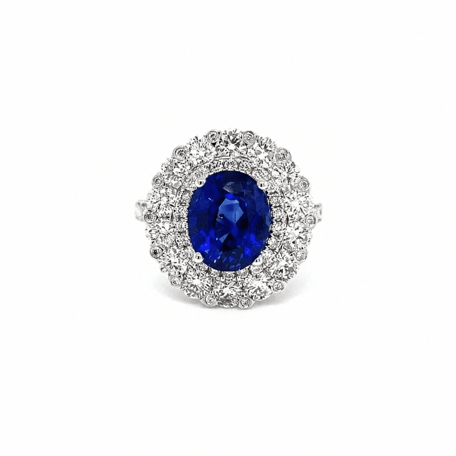 Sapphire Diamond Ring