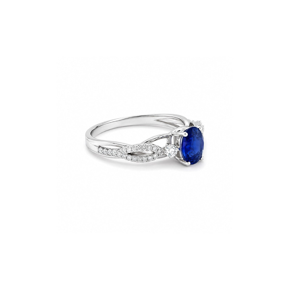 Sapphire Diamond Ring