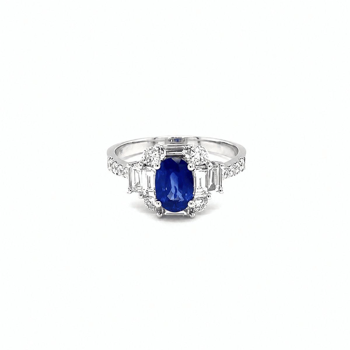 Sapphire Diamond Ring