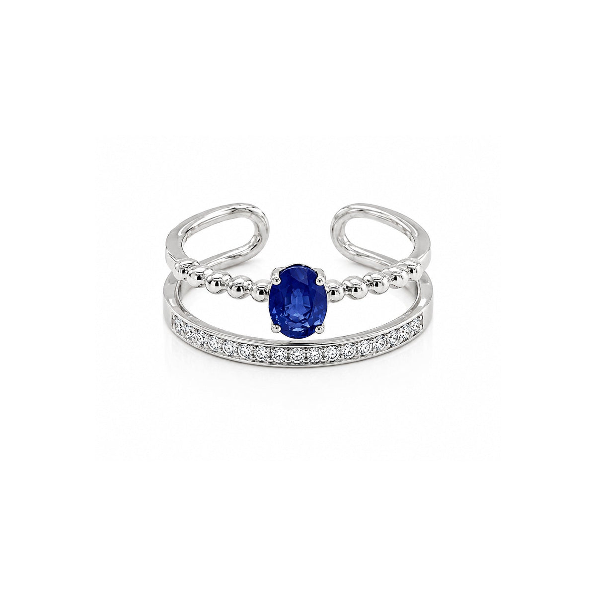 Sapphire Diamond Ring