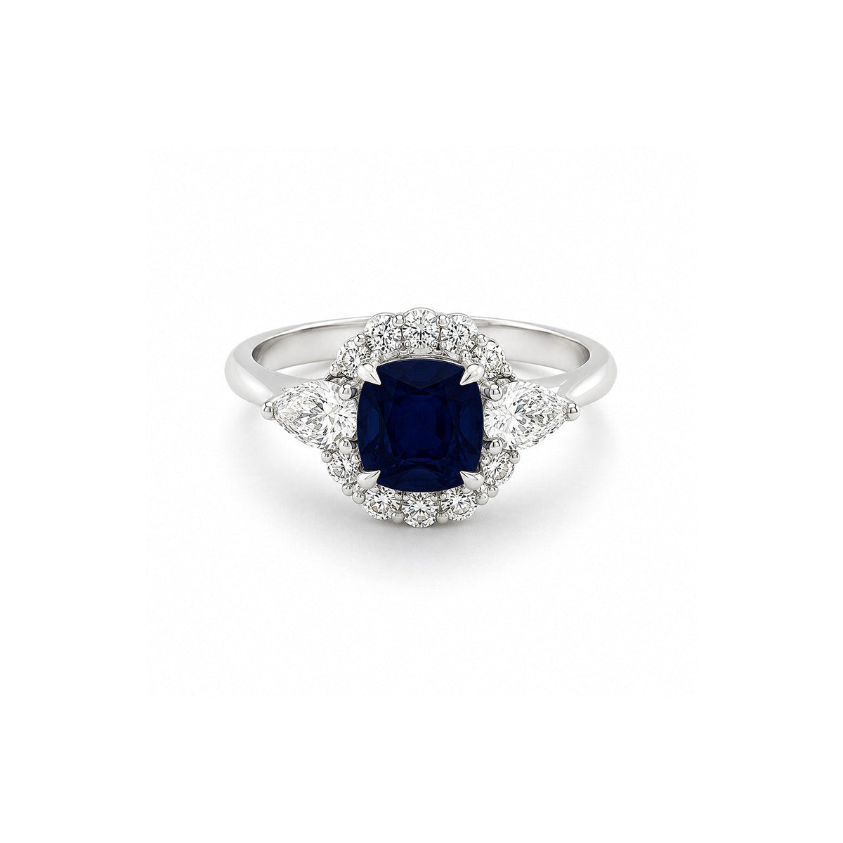 Sapphire Diamond Ring