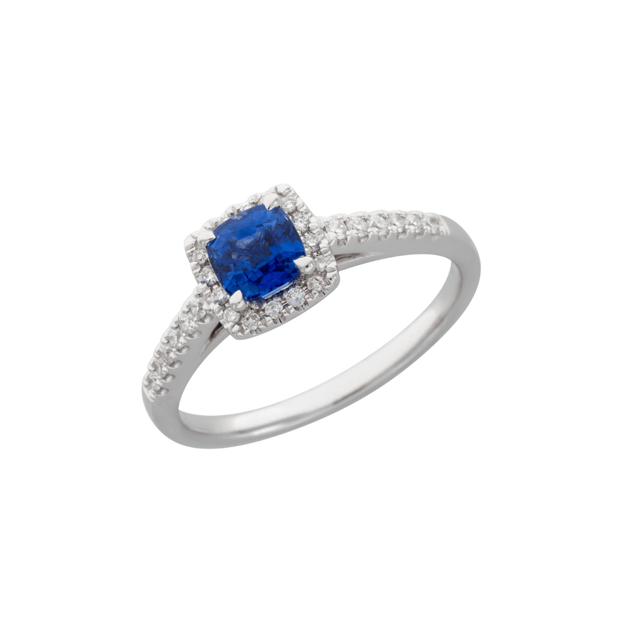 Sapphire Diamond Ring - SRNEL00661