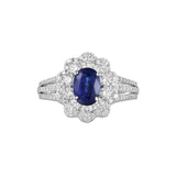 Sapphire Diamond Ring-Sapphire Diamond Ring - SRRTJ00073