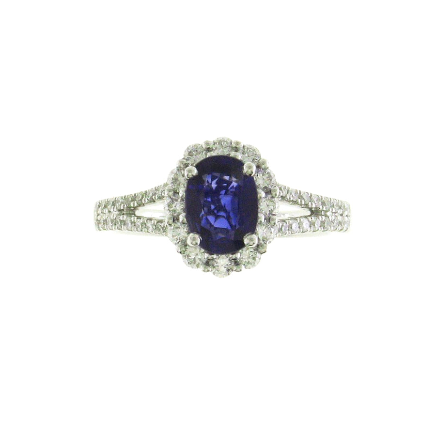 Sapphire Diamond Ring - SRRTJ00082