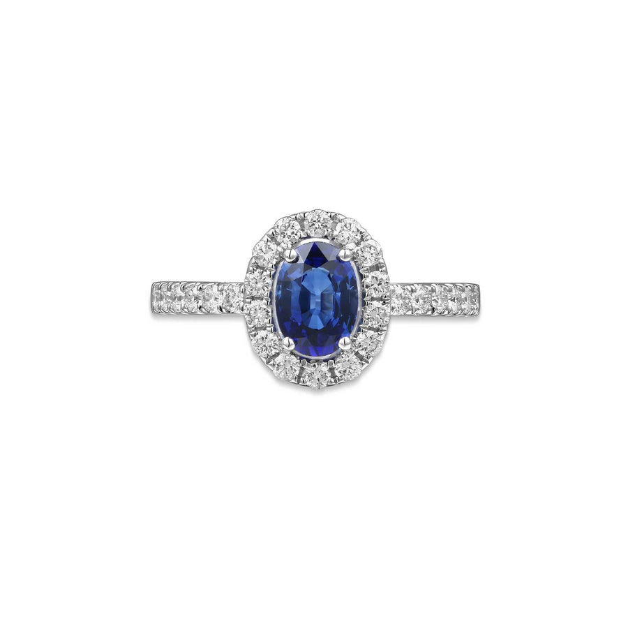 Sapphire Diamond Ring - SRRTJ00091