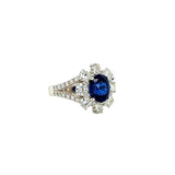 Sapphire Diamond Ring-Sapphire Diamond Ring - SRTIJ02259