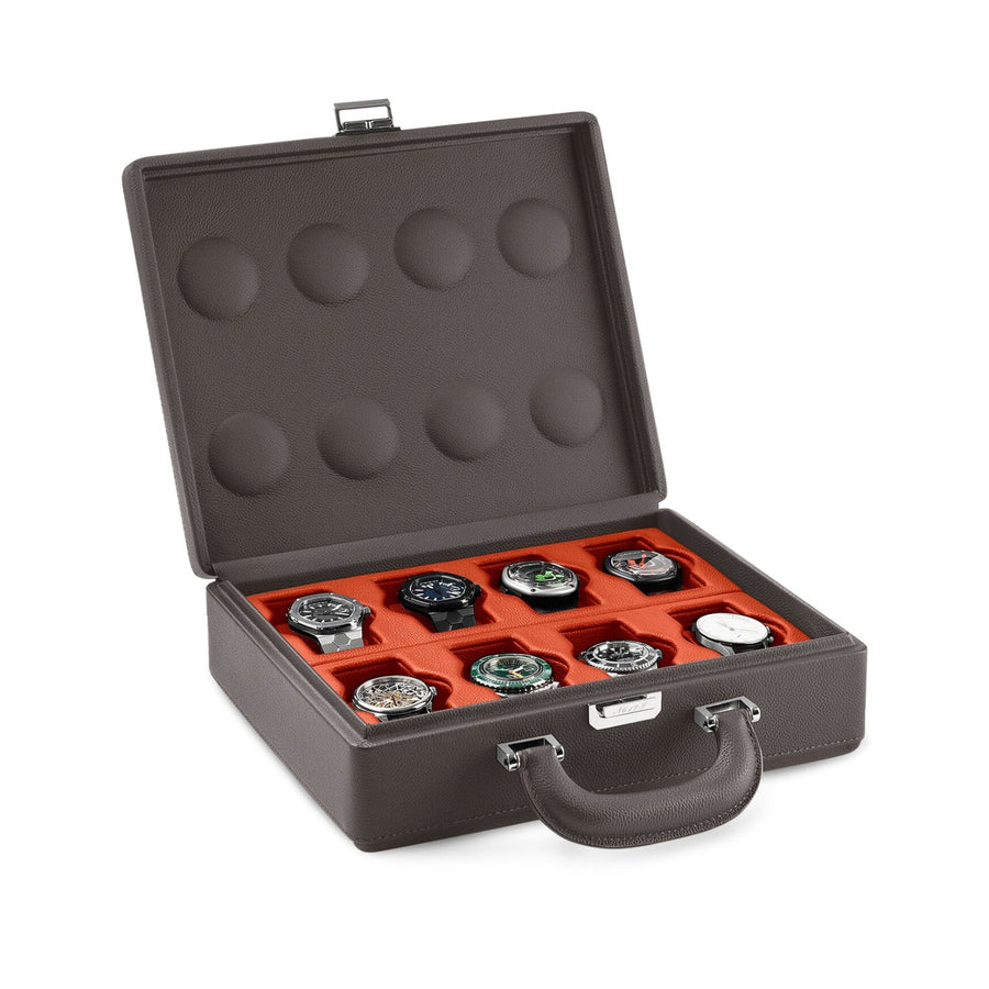 Scatola del Tempo Leather Valigetta 8 Watch Carry Case - 05013.GASIL