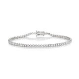 SHAY Diamond Single Line Thread Bracelet-SHAY Diamond Single Line Thread Bracelet - SB375 - DIA - WG