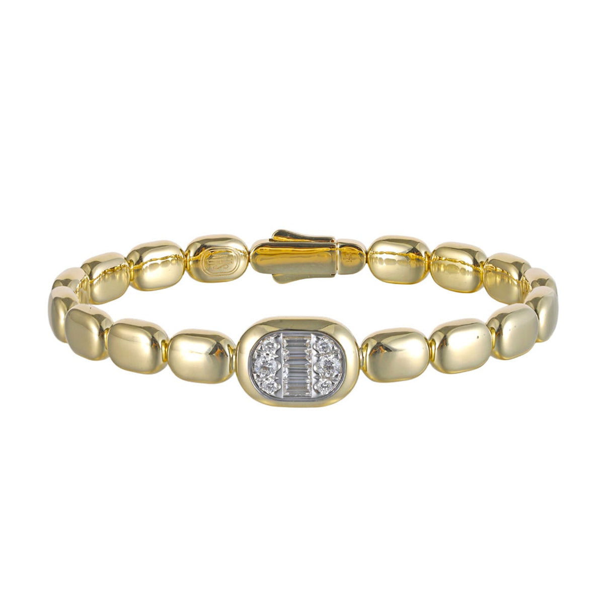 Shy Creation Diamond Baguette Bangle 0.55 CT - B22001553ZS