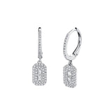 Shy Creation Diamond Baguette Earrings 0.32 CT-Shy Creation Diamond Baguette Earrings 0.32 CT - SC55019920