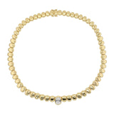 Shy Creation Diamond Baguette Necklace 0.55 CT-Shy Creation Diamond Baguette Necklace 0.55 CT - B22001069Z18