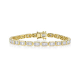Shy Creation Diamond Baguette Tennis Bracelet 1.53 CT-Shy Creation Diamond Baguette Tennis Bracelet 1.53CT - SC55027000RD