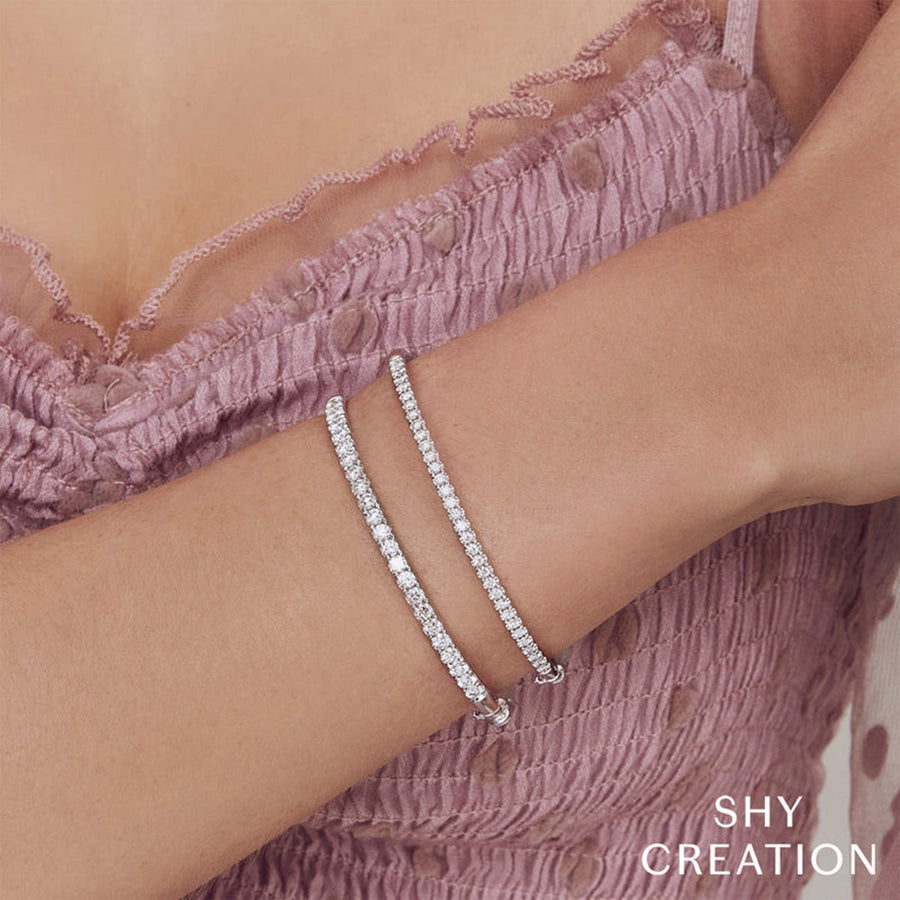 Shy Creation Diamond Bangle - SC22005524ZS