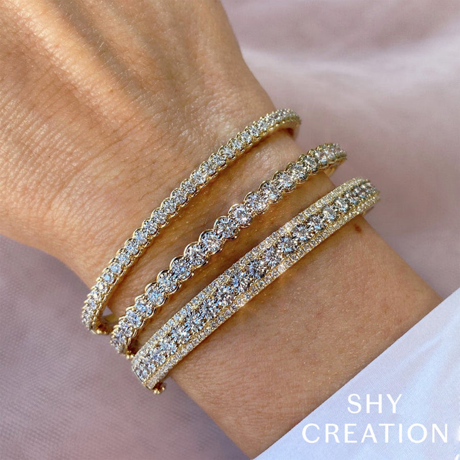 Shy Creation Diamond Bangle - SC55022764ZS