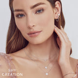 Shy Creation Diamond Bezel Necklace 0.05 CT-Shy Creation Diamond Bezel Necklace 0.05CT - SC55003228