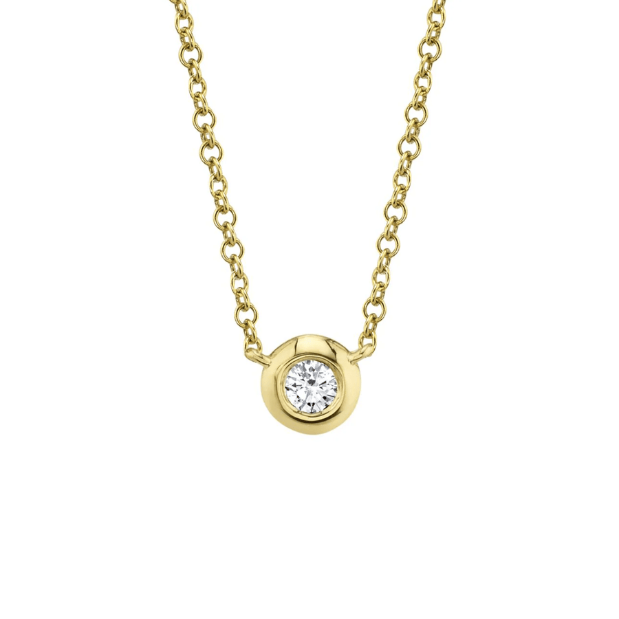 Shy Creation Diamond Bezel Necklace 0.05CT SC55003229