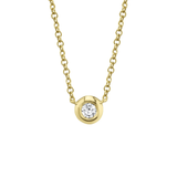 Shy Creation Diamond Bezel Necklace 0.05CT-Shy Creation Diamond Bezel Necklace 0.05CT SC55003229