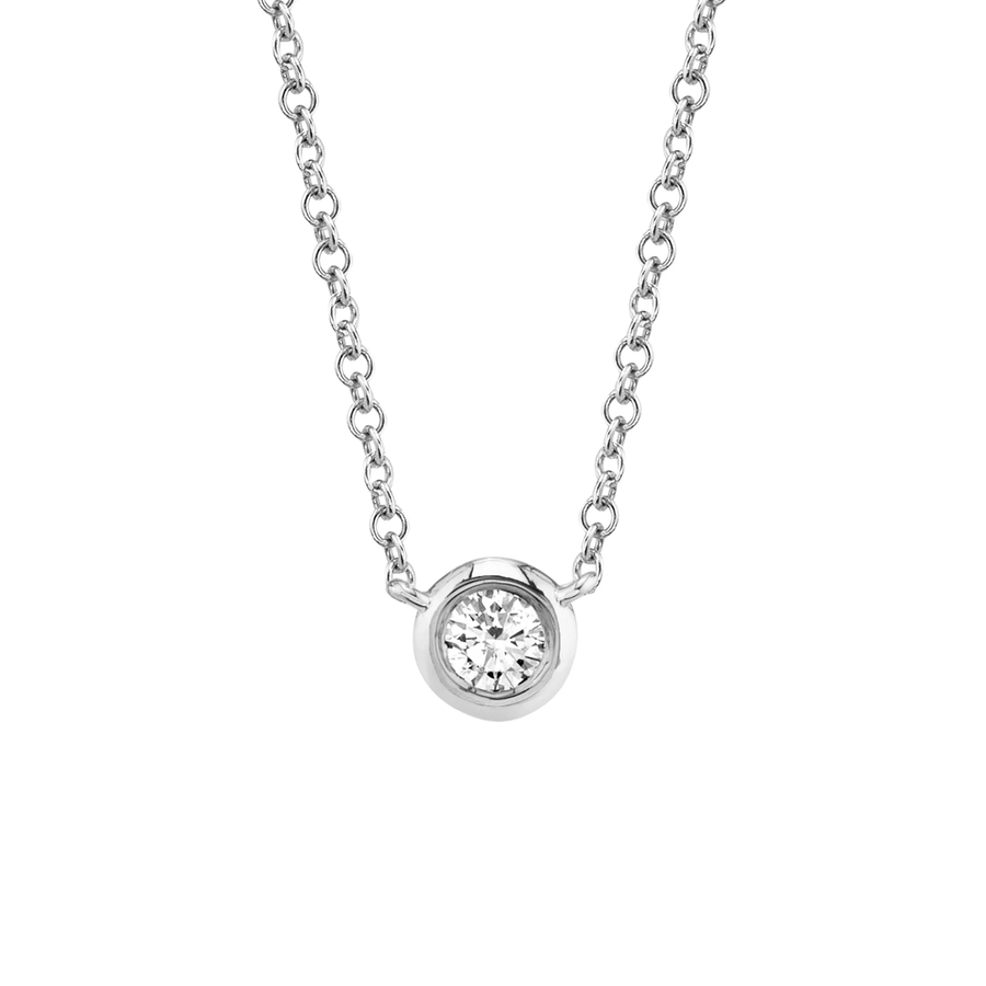 Shy Creation Diamond Bezel Necklace 0.20 CT - SC55012540
