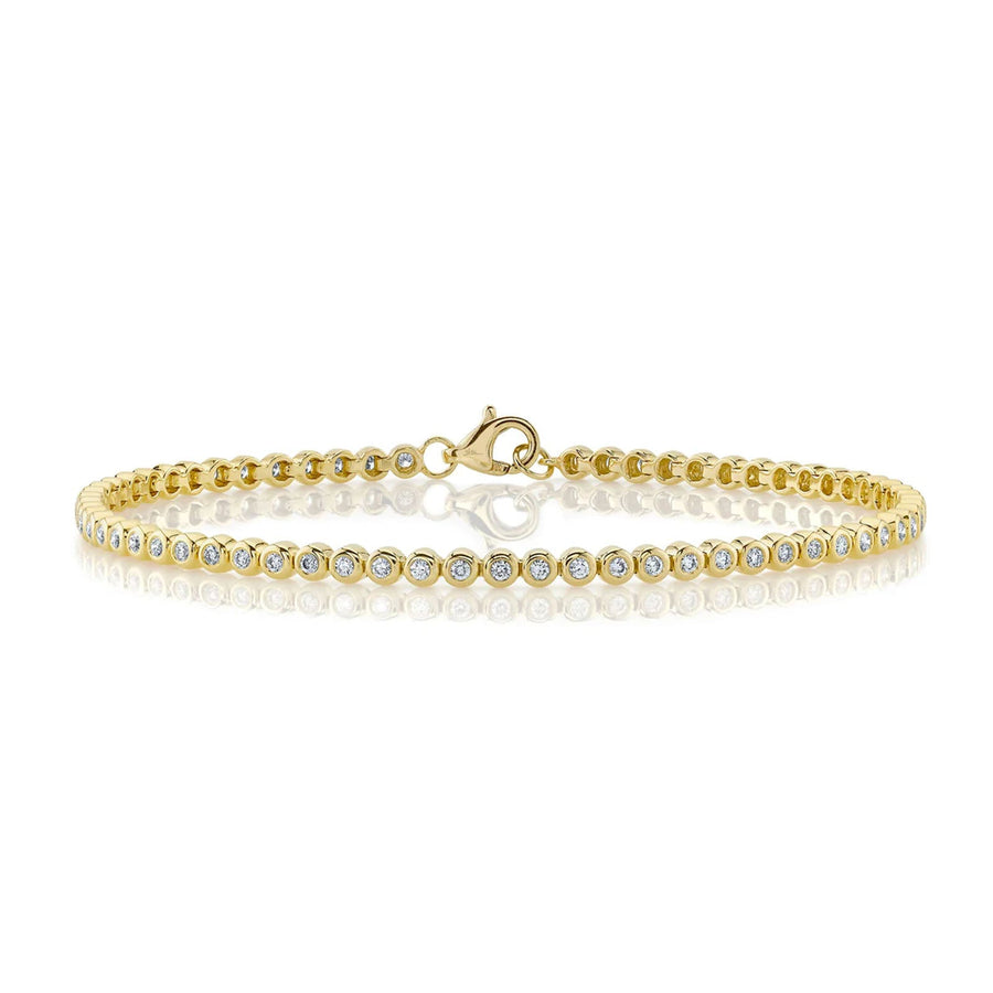 Shy Creation Diamond Bezel Tennis Bracelet 0.64 CT - SC55022469