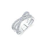 Shy Creation Diamond Bridge Ring 0.79 CT-Shy Creation Diamond Bridge Ring 0.79 CT - SC55024861