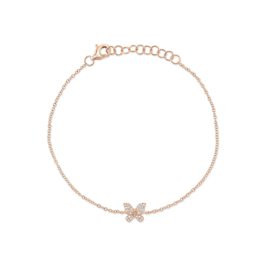 Shy Creation Diamond Butterfly Bracelet 0.08 CT - SC55025364