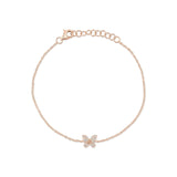Shy Creation Diamond Butterfly Bracelet 0.08 CT-Shy Creation Diamond Butterfly Bracelet 0.08 CT - SC55025364