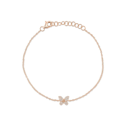 Shy Creation Diamond Butterfly Bracelet 0.08 CT-Shy Creation Diamond Butterfly Bracelet 0.08 CT - SC55025364