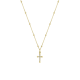 Shy Creation Diamond Cross Necklace 0.08 CT-Shy Creation Diamond Cross Necklace 0.08 CT - SC55028852