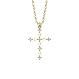 Shy Creation Diamond Cross Necklace 0.12CT-Shy Creation Diamond Cross Necklace 0.12CT - SC55027632