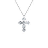 Shy Creation Diamond Cross Necklace 2.25 CT-Shy Creation Diamond Cross Necklace 2.25 CT - SC55021384V2