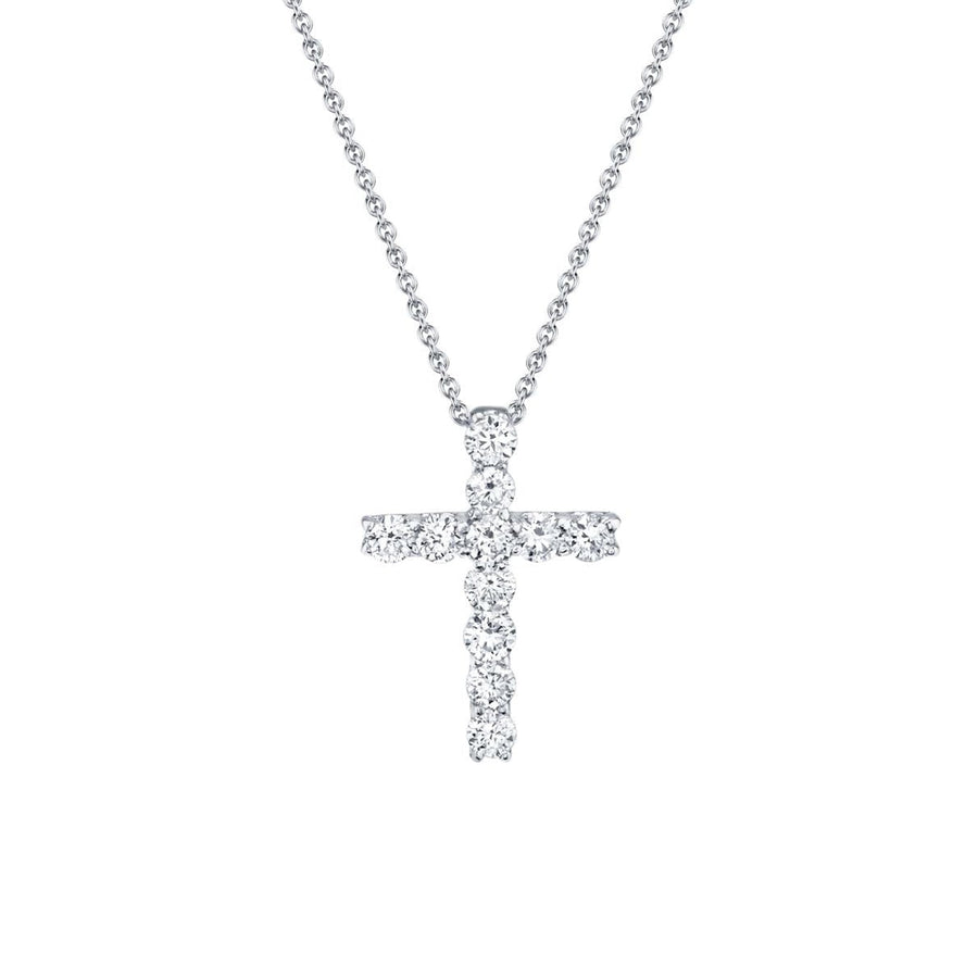 Shy Creation Diamond Cross Necklace - SC37215286