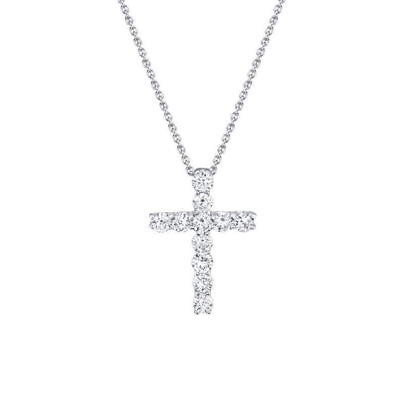 Shy Creation Diamond Cross Necklace 0.67 CT-Shy Creation Diamond Cross Necklace - SC37215286