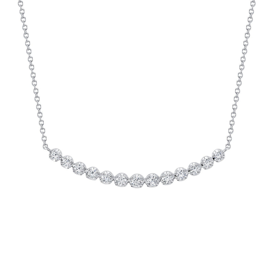 Shy Creation Diamond Crown Setting Necklace 0.91 CT - SC55023865