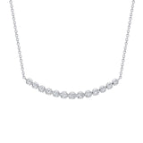 Shy Creation Diamond Crown Setting Necklace 0.91 CT-Shy Creation Diamond Crown Setting Necklace 0.91 CT - SC55023865