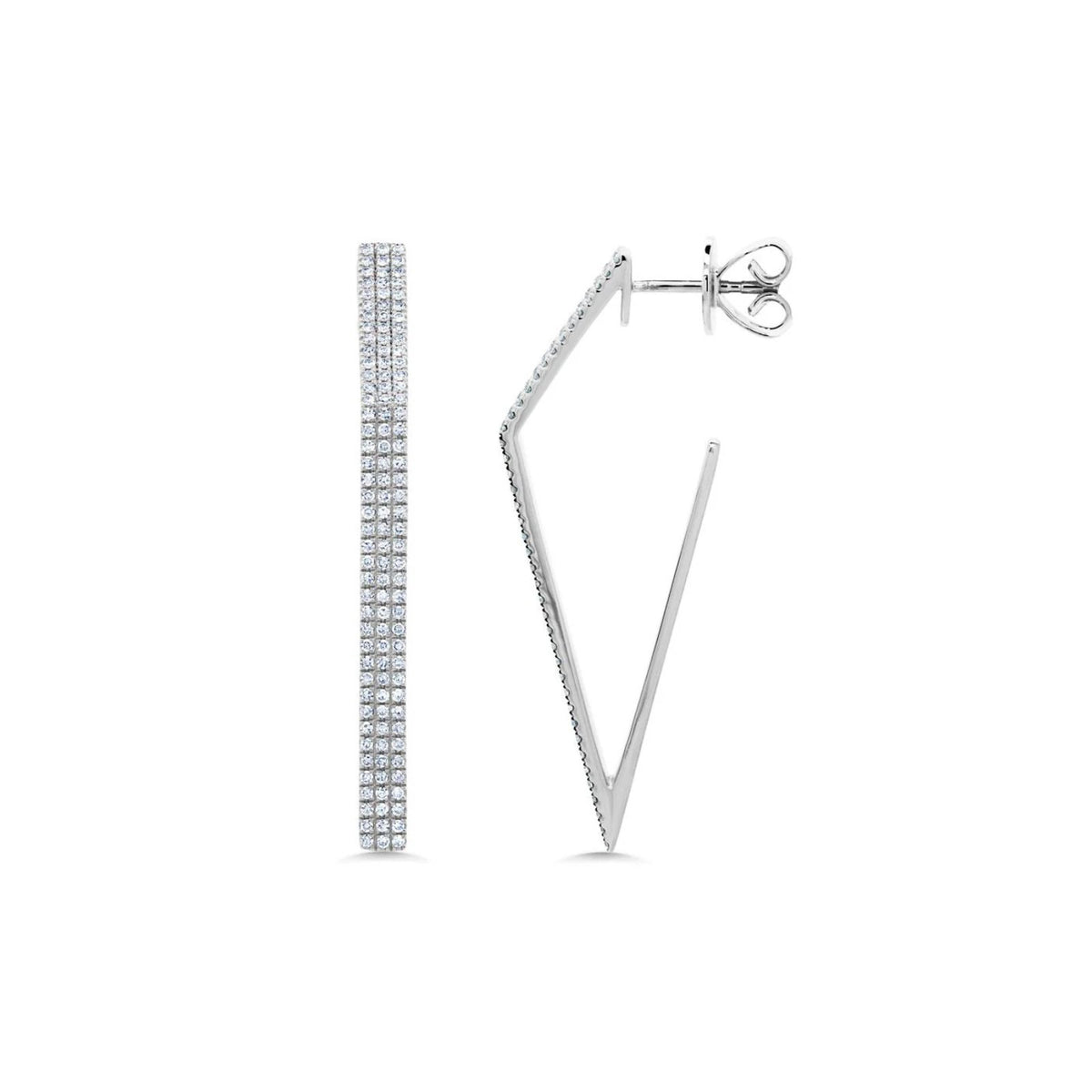 Shy Creation Diamond Earrings 0.63 CT - SC55003059V3