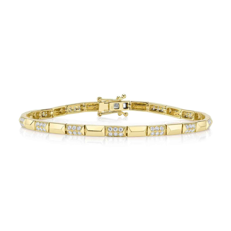 Shy Creation Diamond Geo Cut Bracelet 0.90 CT - SC55026732