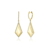 Shy Creation Diamond Geo Cut Earrings 0.33CT-Shy Creation Diamond Geo Cut Earrings 0.33CT - SC55026870