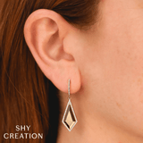 Shy Creation Diamond Geo Cut Earrings 0.33CT-Shy Creation Diamond Geo Cut Earrings 0.33CT - SC55026870